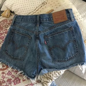 Levi’s denim cutoff shorts